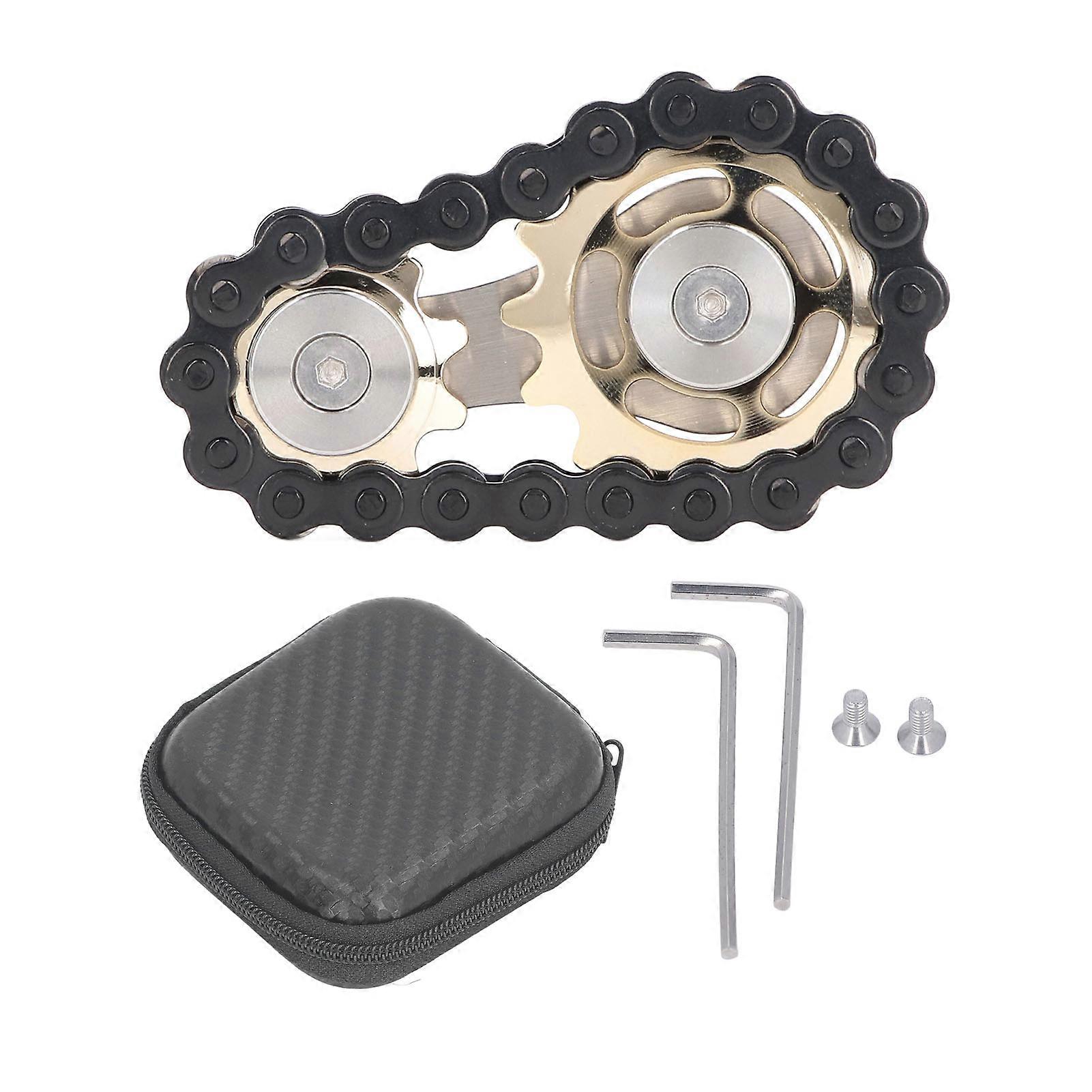 Sprocket Chain Gear Decompression Pocket Size Multi Functional Sensory Linkage Bike Chain Gear Toy