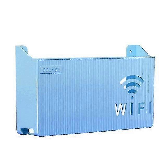 Wall-Mounted Wireless Wifi Router Shelf ABS Plastic Storage Box Cable Power Bracket Organizer Box fo