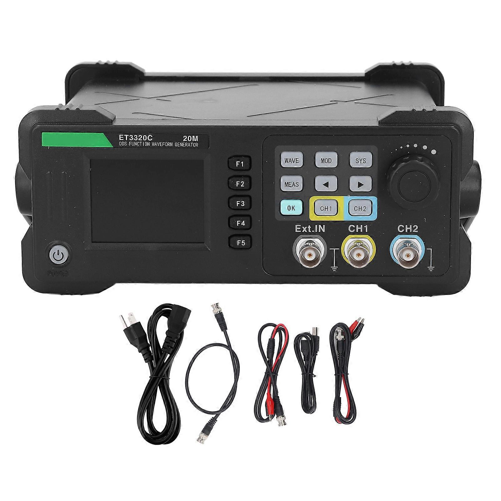 2 Channel Function Generator 3.5 Inch LCD Screen 200Msa/S Sampling Rate Arbitrary Waveform Generator