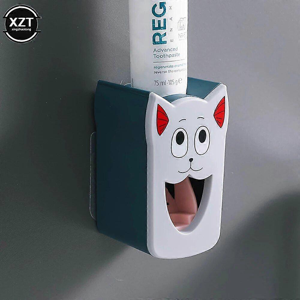 Cartoon Automatic Toothpaste Dispenser Toothpaste Squeez Artifact Child Creative Toothpaste Squeezer Free Punch Toothpaste Racks