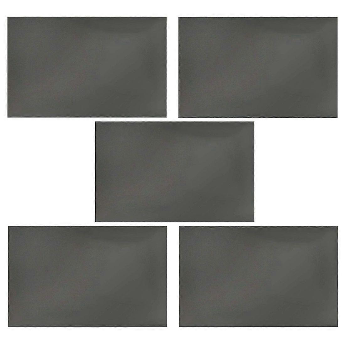 Linear Polarizer Film LCD/LED Polarized Filter Polarizing Film Sheet for Polarization Photograph 5PCS (with Adhesive)