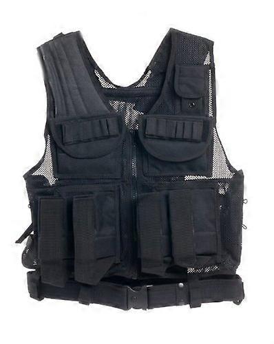 Tactical Scenario Stealth Black Paintball Airsoft Battle Gear Tank - Armor Pod Vest