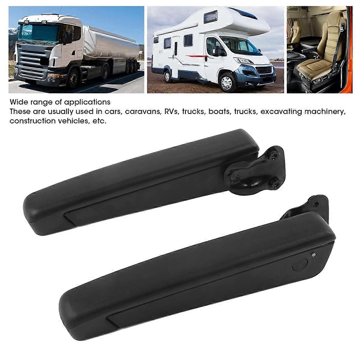 1 Pair Car Armrest Adjustable Angle Seat Armrest Shockproof