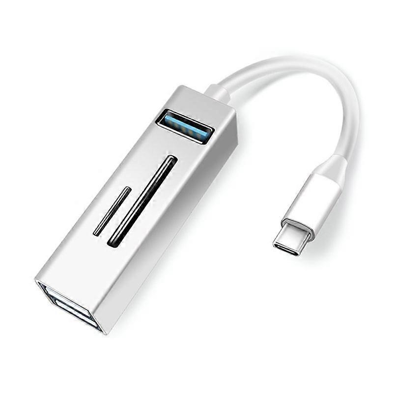15102 5 in 1 USB-C / Typ-C auf USB3.0 + SD / TF Kartenleser HUB Adapter