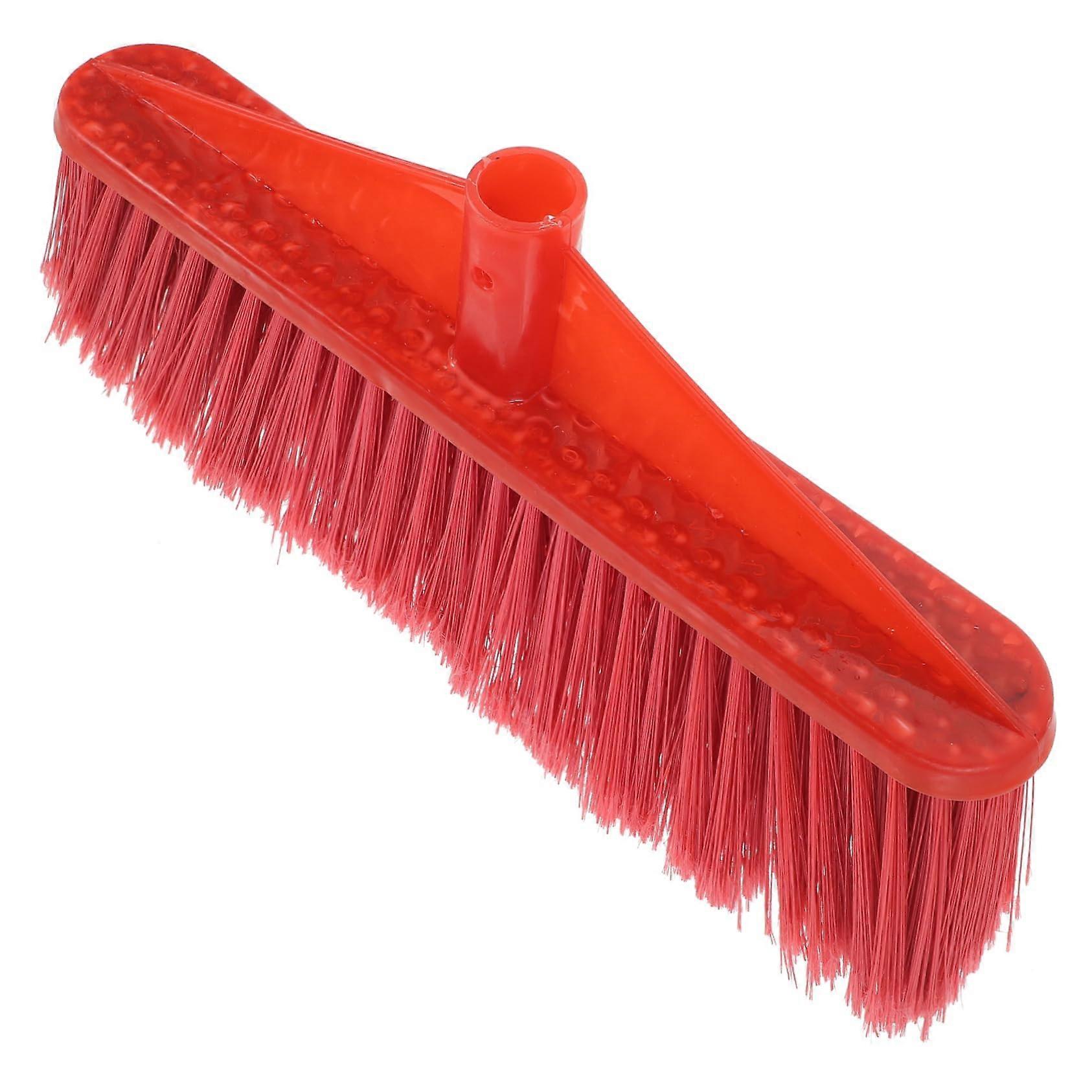 Plastic Broom Head Replacement Stiff Bristle for Household Sweepers Multi-Surface Easy to Clean Durable Design