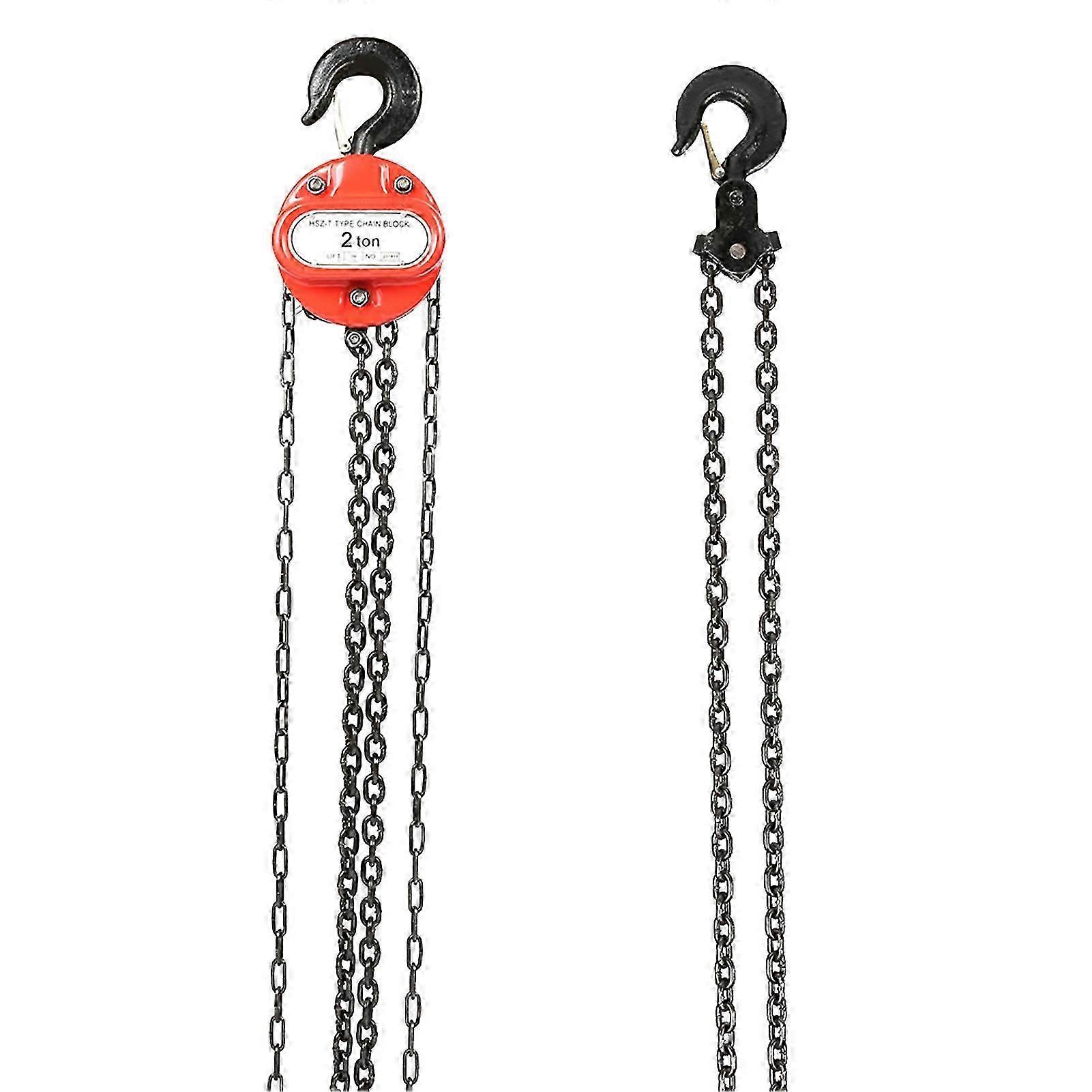 2T Chain Puller Block Fall Chain Hoist Hand Tools Lifting Chain With Hook