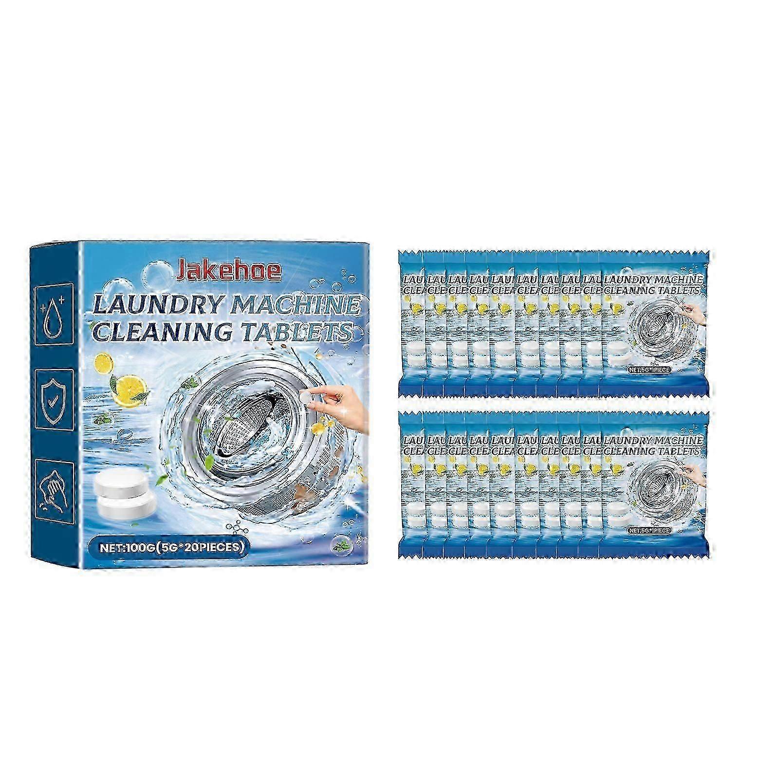 Laundry Machine Cleaning Tablets, Roller Washing Tank Remove Dirt Clean Smell Fragrant Clean