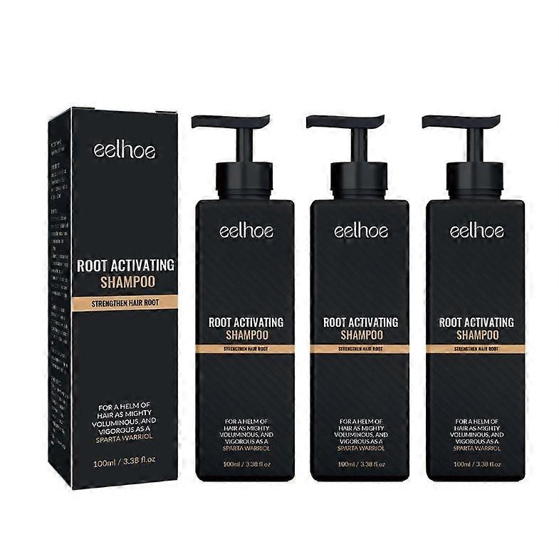 1/2/3PCS SPARTAN Root Activator ShampooAntiSparse Nourishing Scalp Shampoo Hair Care 100ml