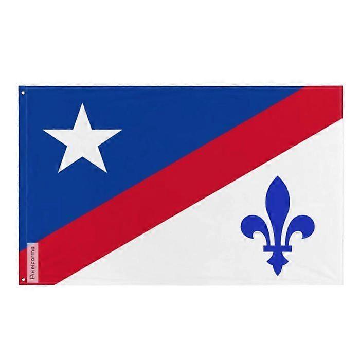 Flag of Franco-Americans – 60 x 90 cm – Polyester – Iron eyelets – Durable