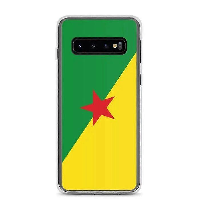 Phone Case - Samsung - Galaxy S10 - Guyana Flag - Soft - Multicolored