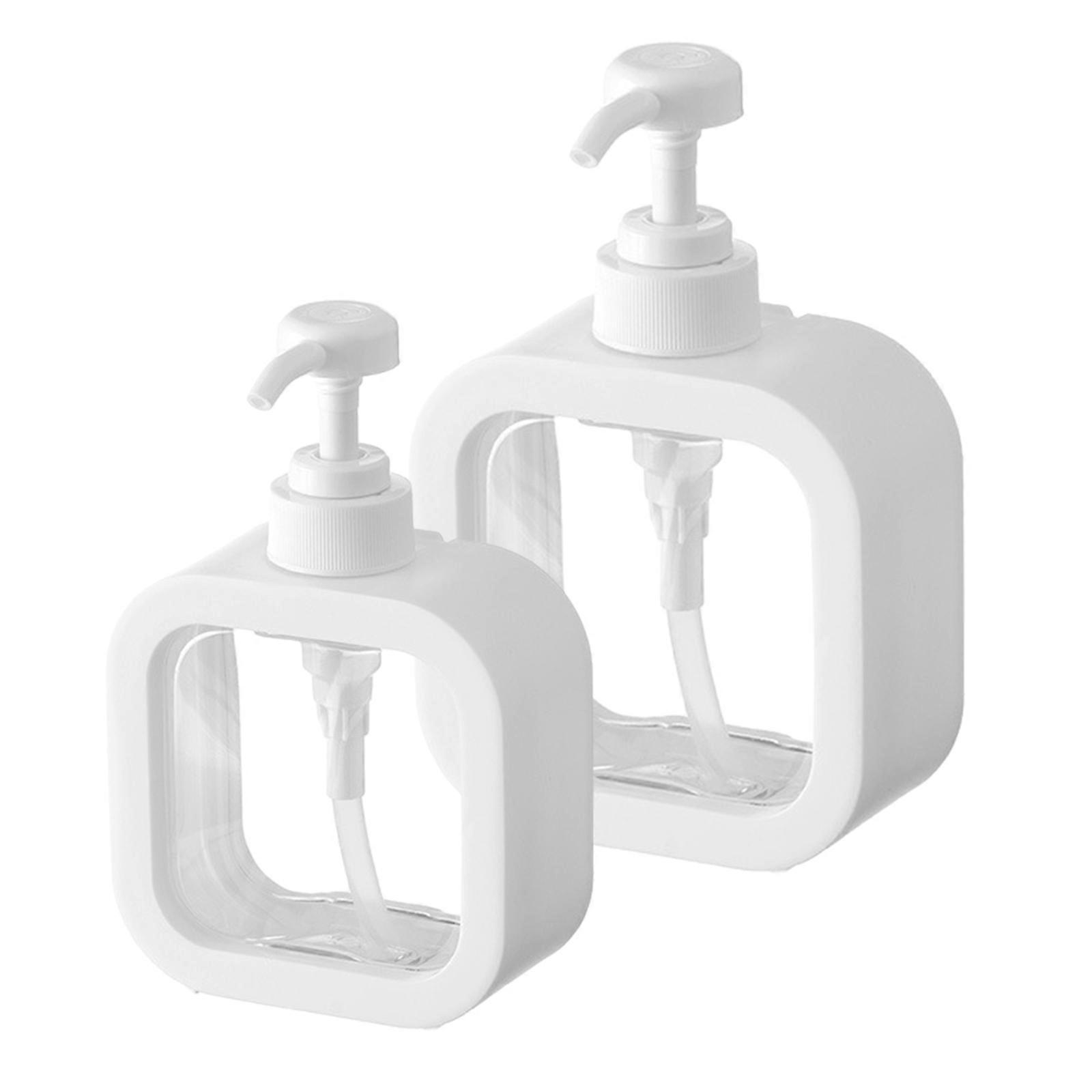 2Pcs/Set Soap Bottles Set for Hand Wash Liquid Soap Dispenser Shampoo Lotion Bottle Soap Dispenser