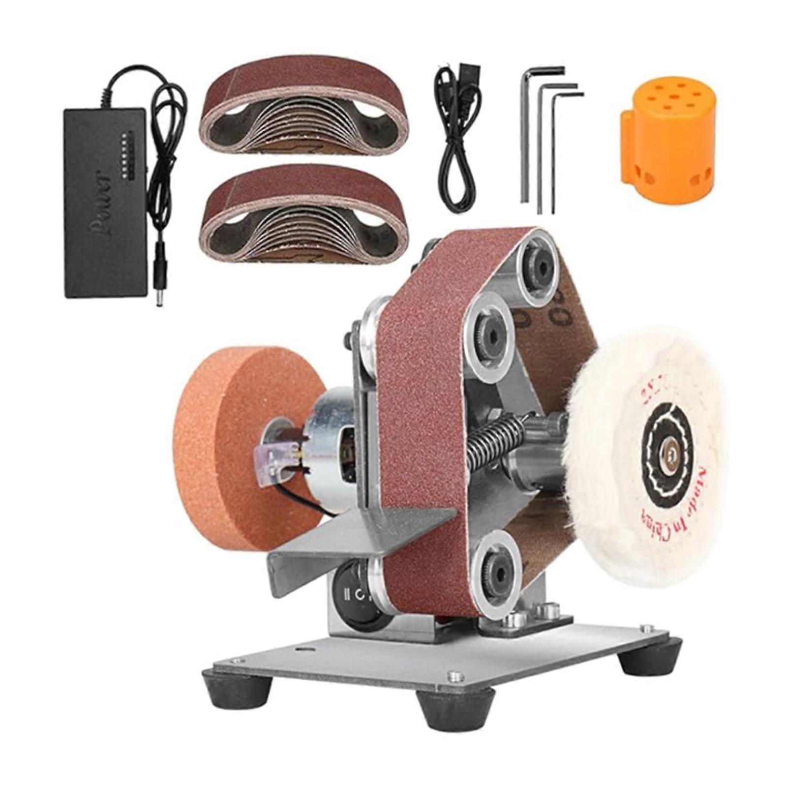 Efficient Polishing Crafting & Grinding Tool Electric Belt Sander for Home Repairs Small Workshops with Quiet Operations