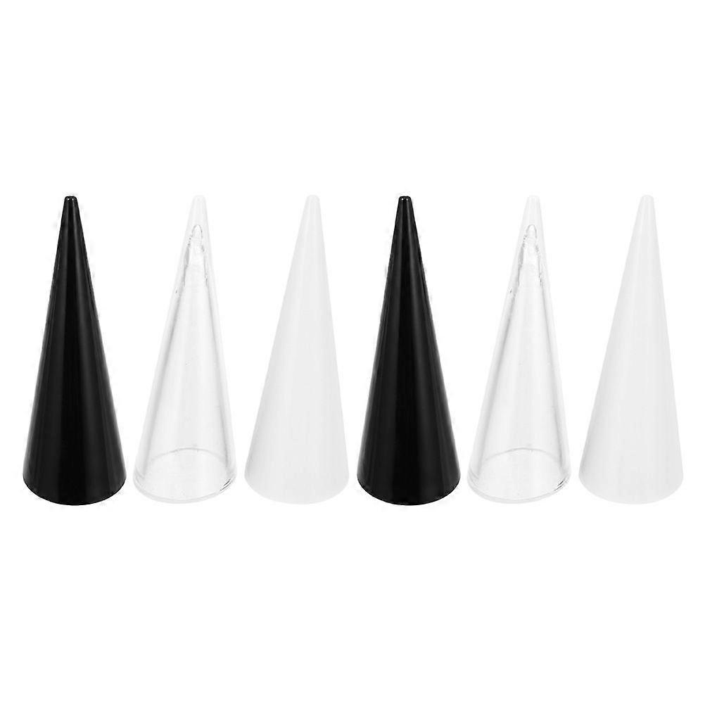 6pcs ABS Finger Ring Racks Reliable Ring Display Racks Ring Storage Display Stands