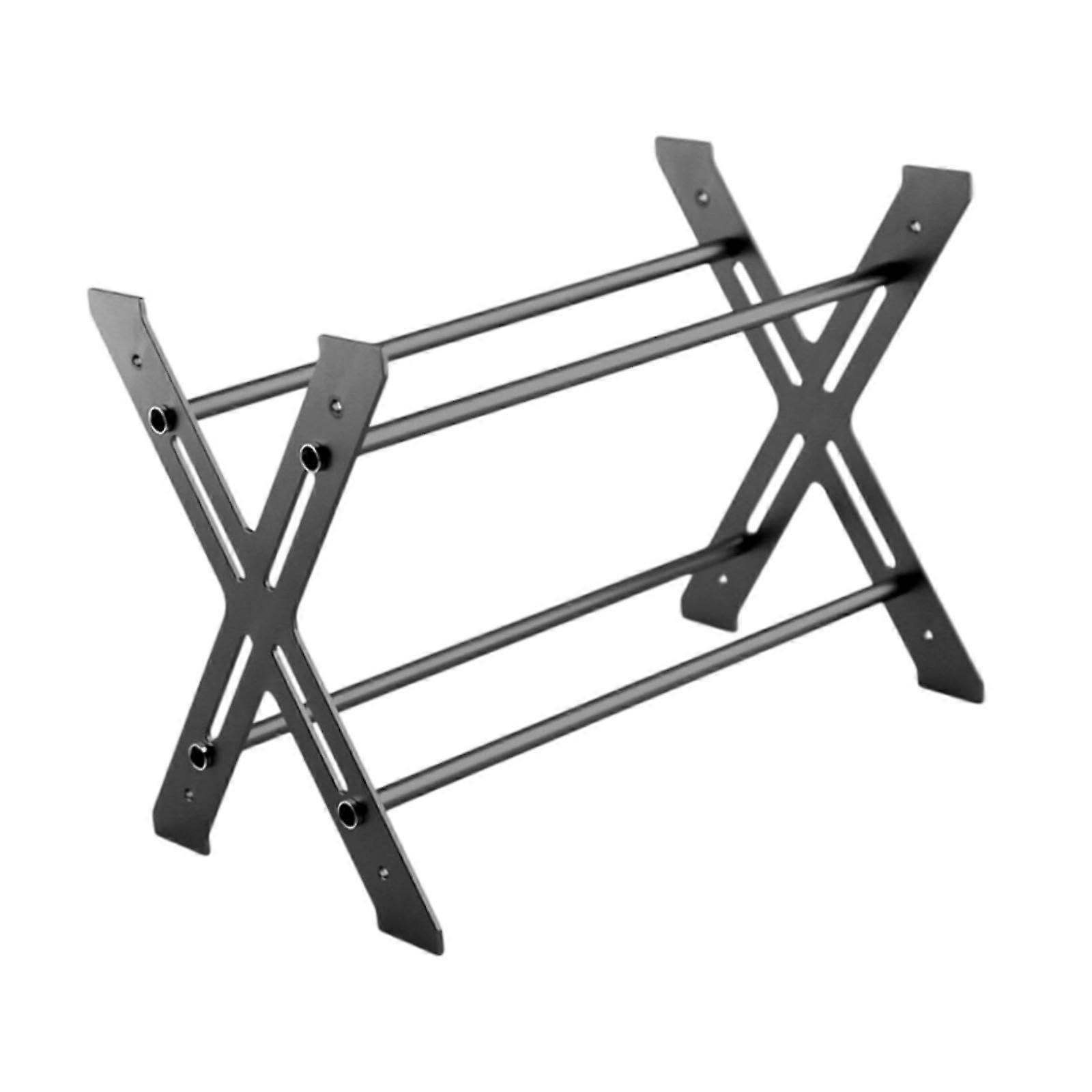 RC Car Tire Display Stand for 1/10 Crawler Vehicles, Black Ref: 8027