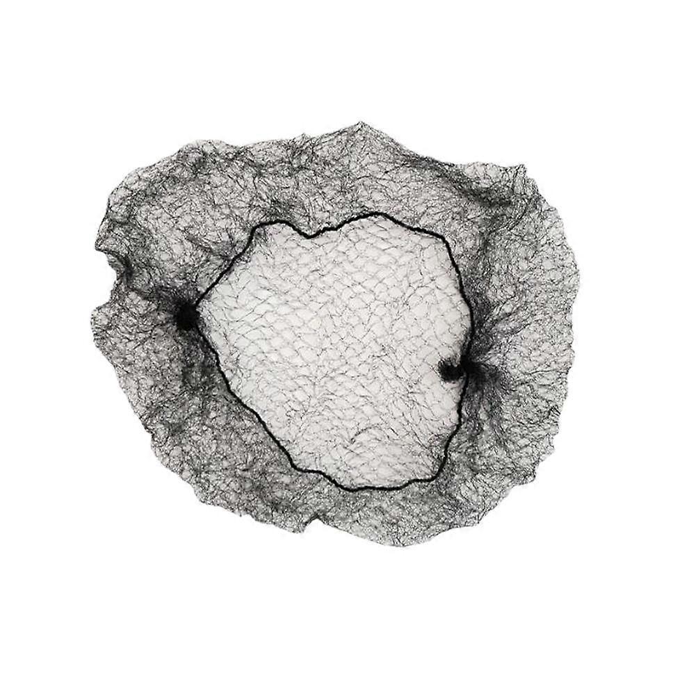 Svart minimalistisk osynlig hårsnodd med hårnät med hög elasticitet