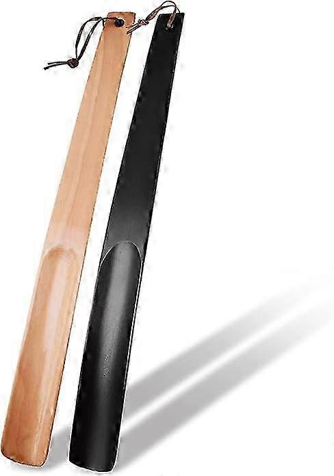 Încălțăminte lungă din lemn - pachet de 2, design durabil și stabil