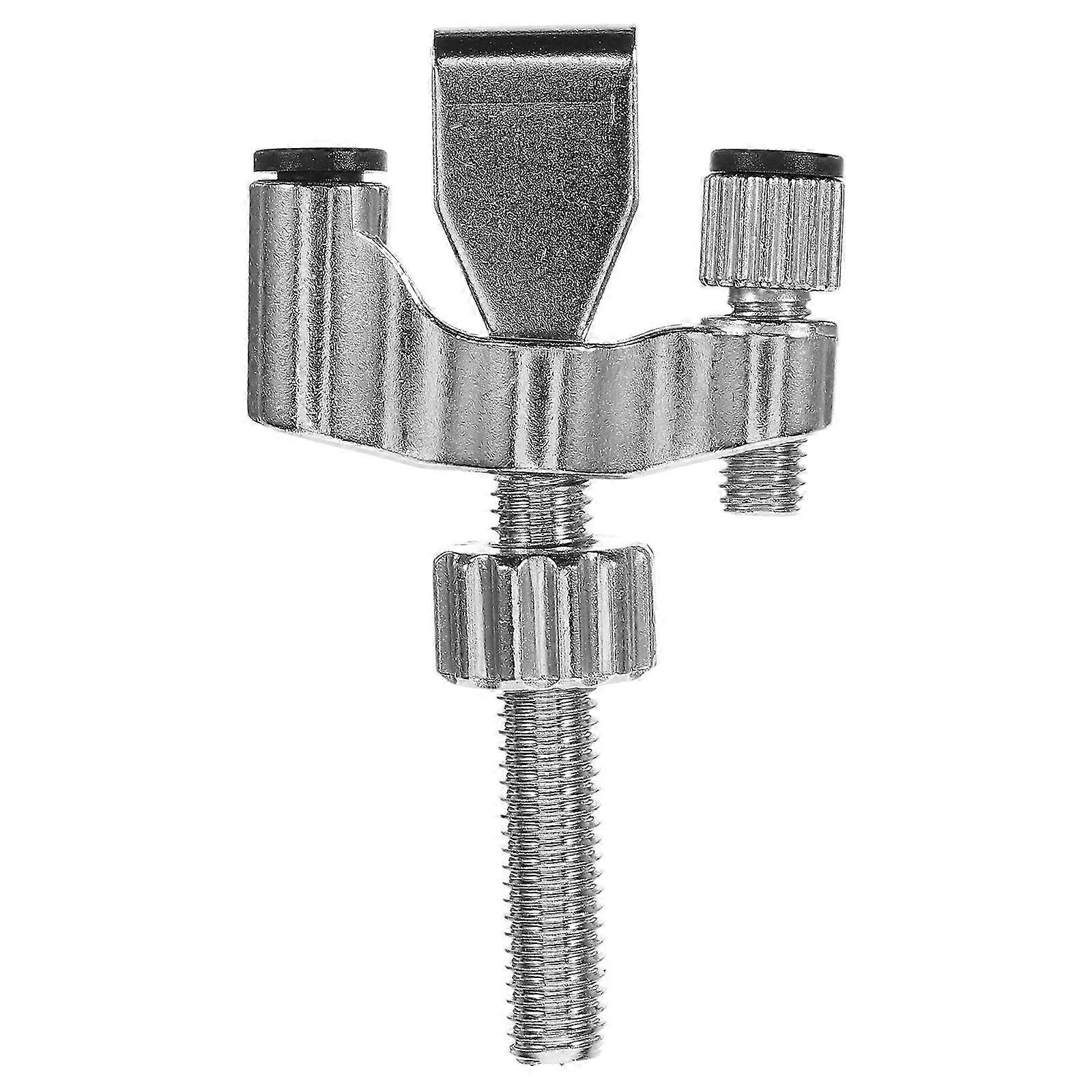 Bærbar reisedørlås for hotellsikkerhet - sølv 9x5,2x1,7 cm