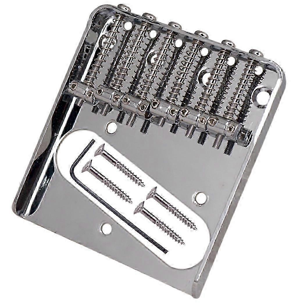 6 Saddle Bridge String Behind the Bottom for Telecaster Electric Guitar Replacement Guitar Accessori Edition 0610
