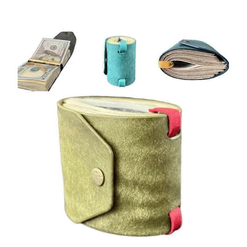 Haptic Wallet, de echte PU Cash Wrap portemonnee, Bobboslin/Hapticwallets portemonnee