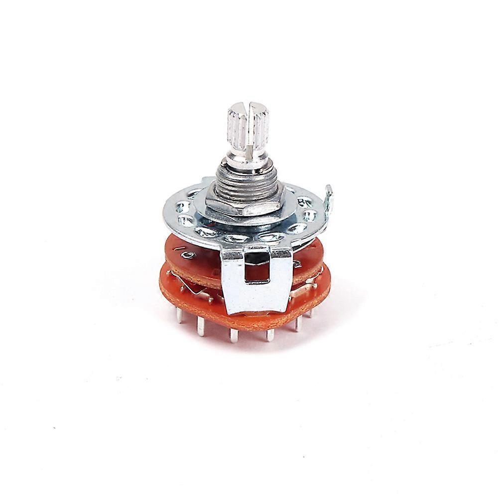 Guitar Amplifier Rotary Switch Selector Pole Position Potentiometer for Audio Equipment, Radio, TV, and Industrial Control Units