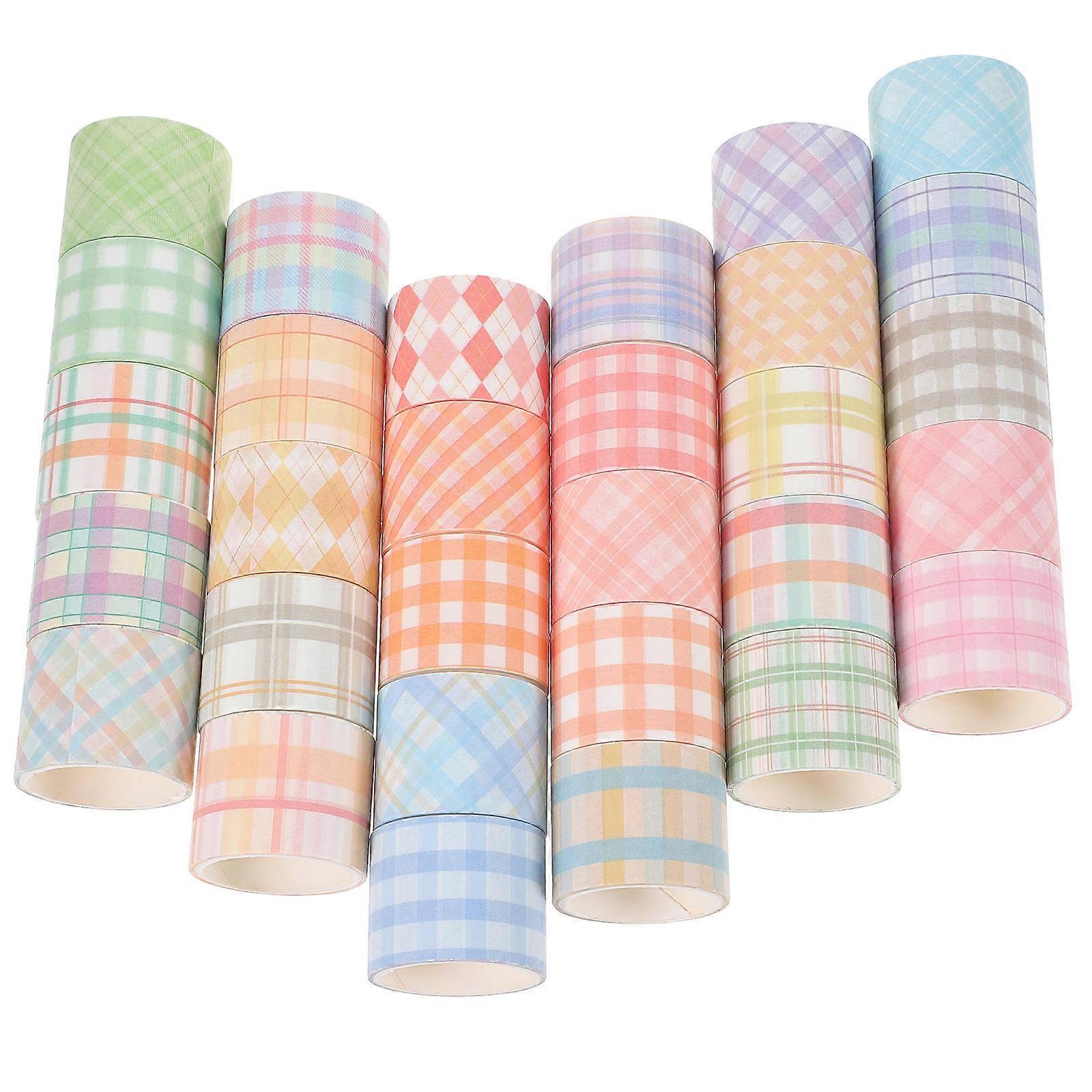 30 Rolls Decorative Washi Tape for DIY Crafts, Scrapbooking, Journals, Notebooks & Packaging – Premium Patterned Adhesive Tapes