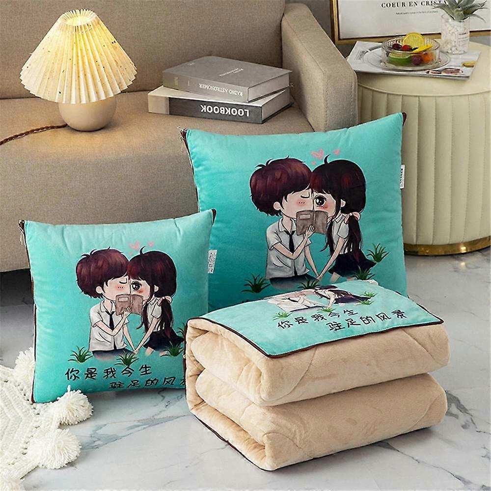 Cushion Blanket, 2 in 1 Travel Blanket, Pillow, Quilt, Multifunctional Pillow Ref: 3777