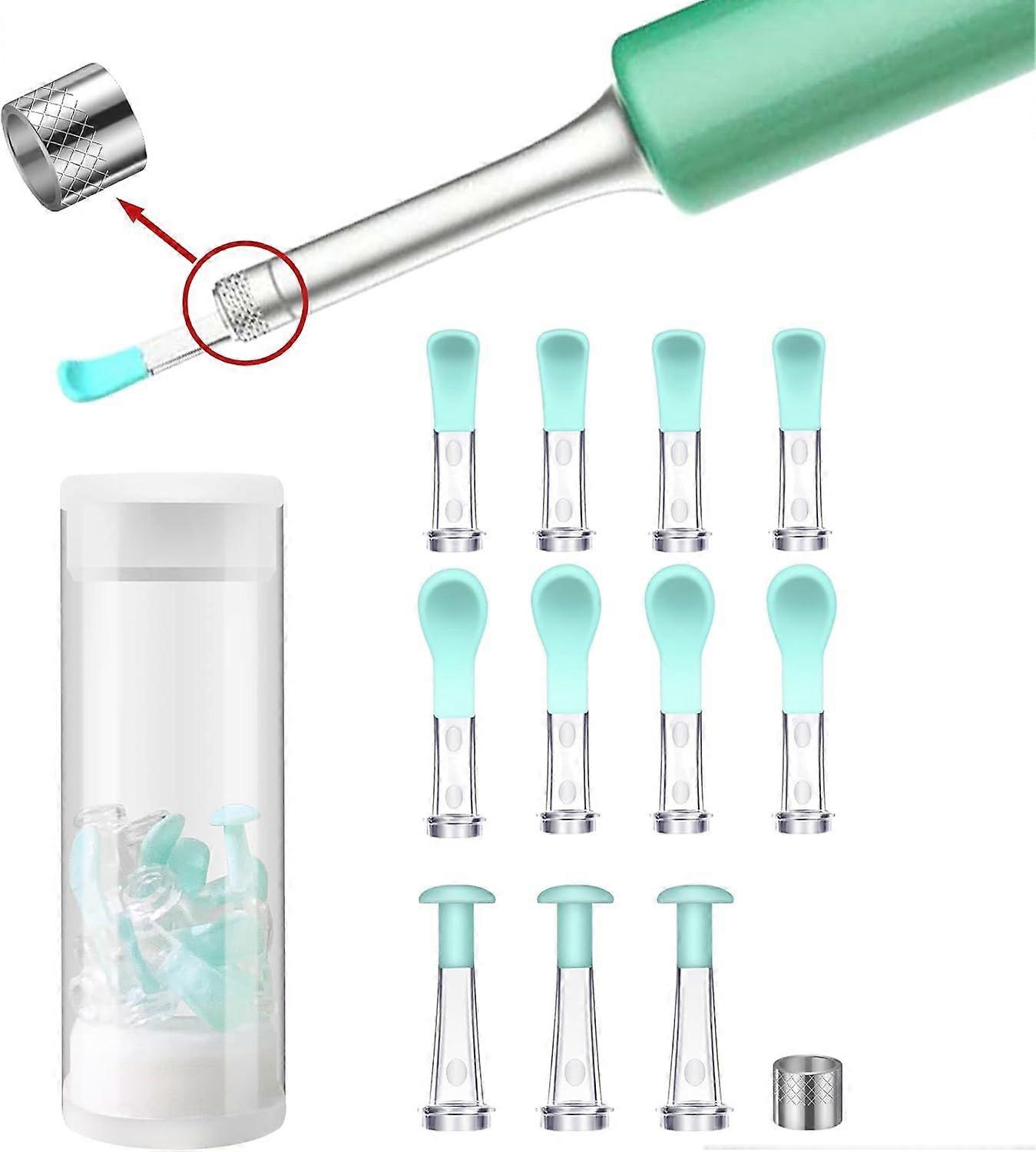 Replacement Tips for C3 Ear Camera, 11 PCS Ear Wax Removal Tips for Wet/Dry