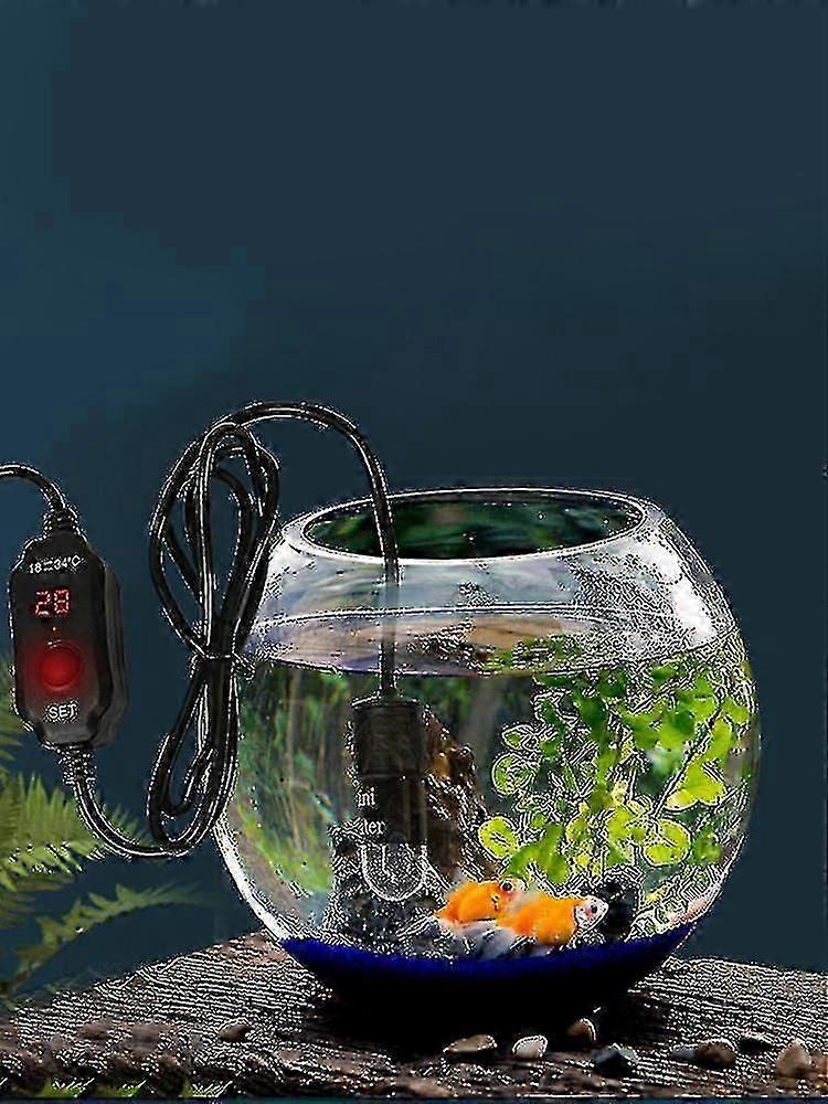 Mini 10W Digital Aquarium Heater Thermostat for Fresh & Saltwater Fish Tanks with Temperature Display