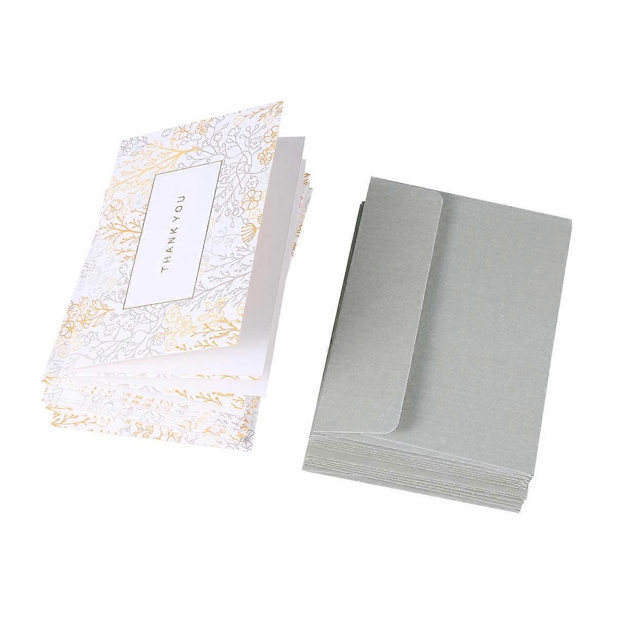 Rectangle En Forme Carte De Voeux Mode Design Petite Entreprise Utilisation 24Pcs Multi Couleur