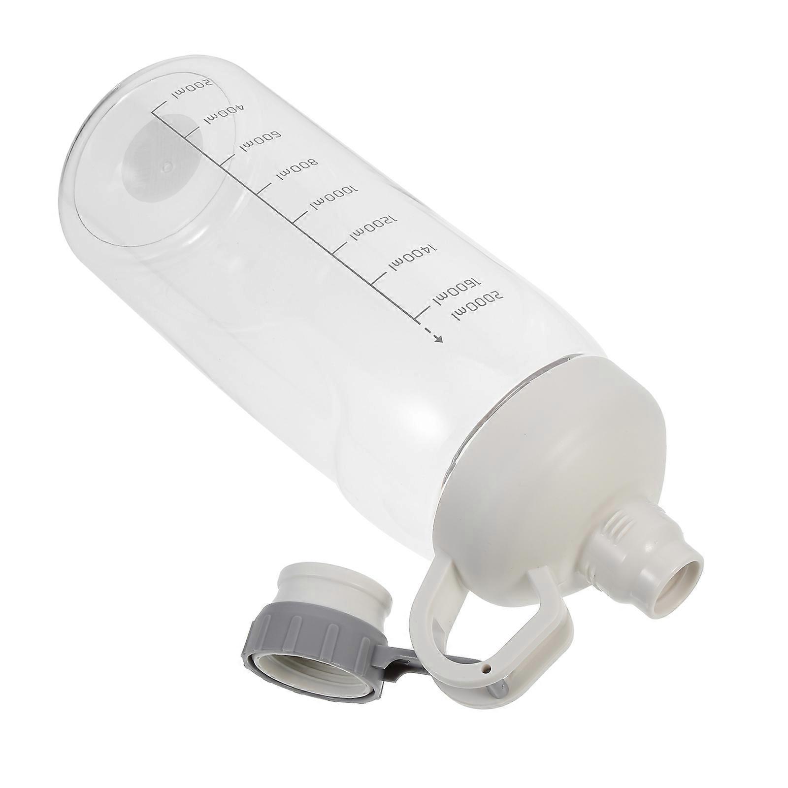 Durable Outdoor Sports Water Bottle with Scale – Large Capacity Fitness Container for Cold Beverages, Juice, Milk – Ideal for Gym, Hiking, Cycling