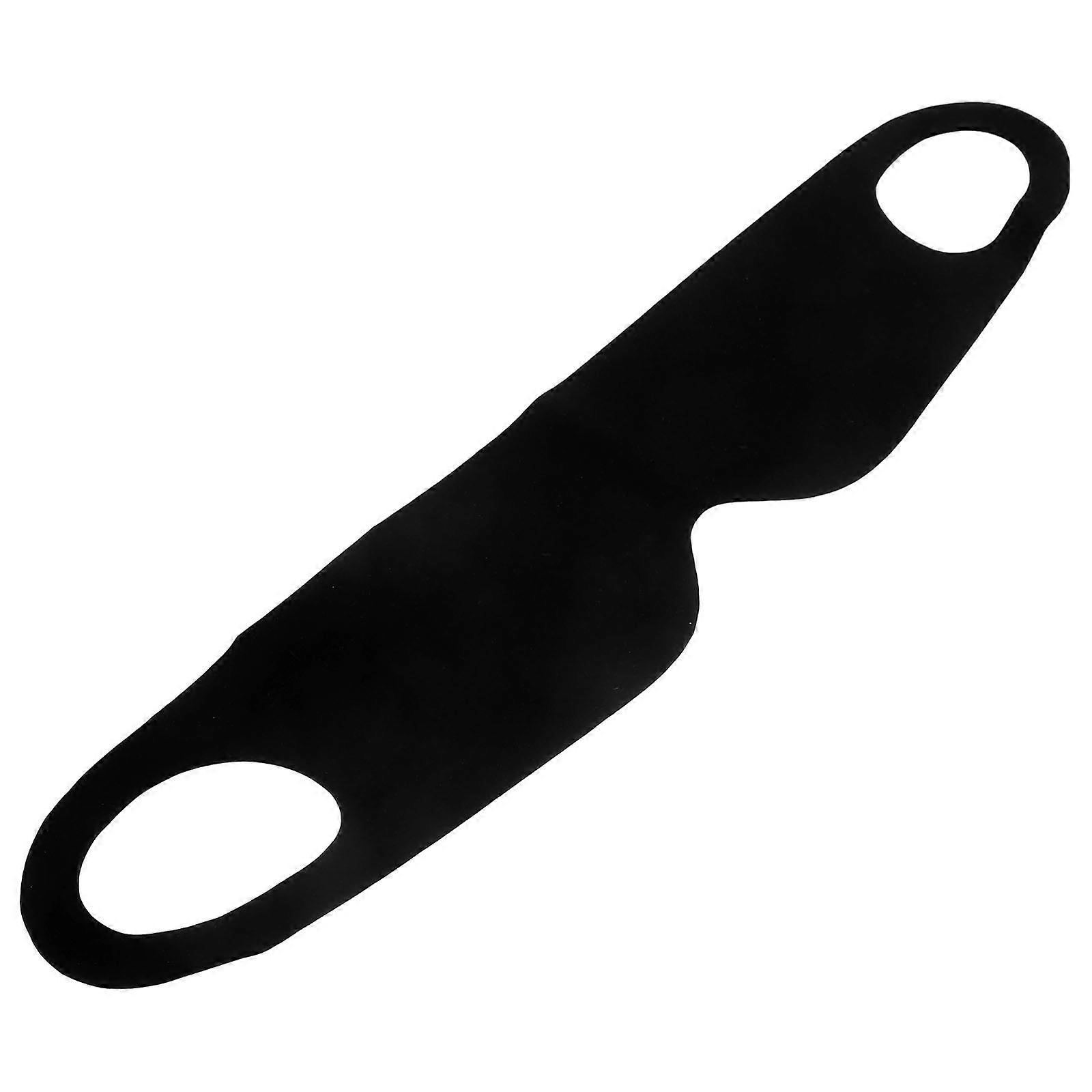 Light Blocking Eye Mask Portable Sleep Accessory Black Curved Shape 1Pcs