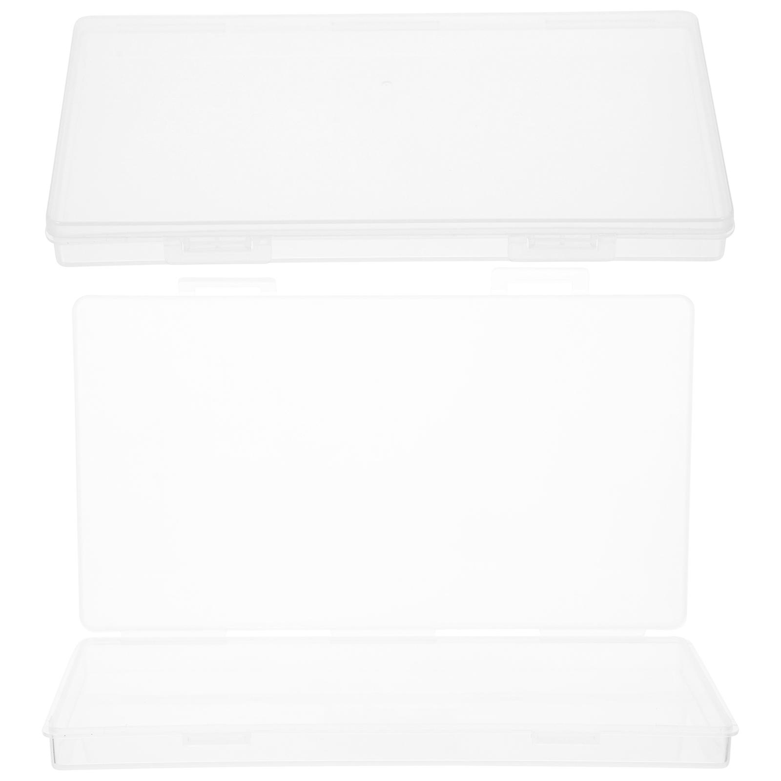 Press On Nail Storage Cases Clear Nails Storage Boxes Home Organization Small Item Organizer 2Pcs