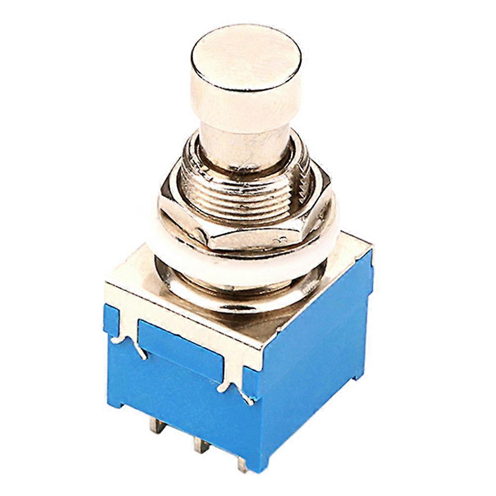 Metal Guitar Effect Pedal Footswitch Pin   Durable Push Button Switch for Audio Equipment with Stylish Design and Reliable Performance