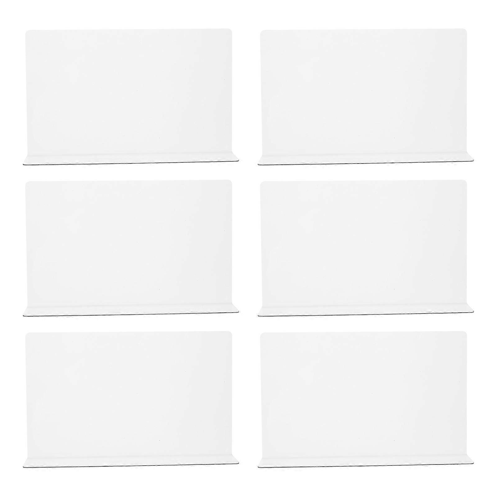 Removable Shelf Dividers Store Goods Separator Shopping Mall 20.00X13.00X4.20CM 6Pcs