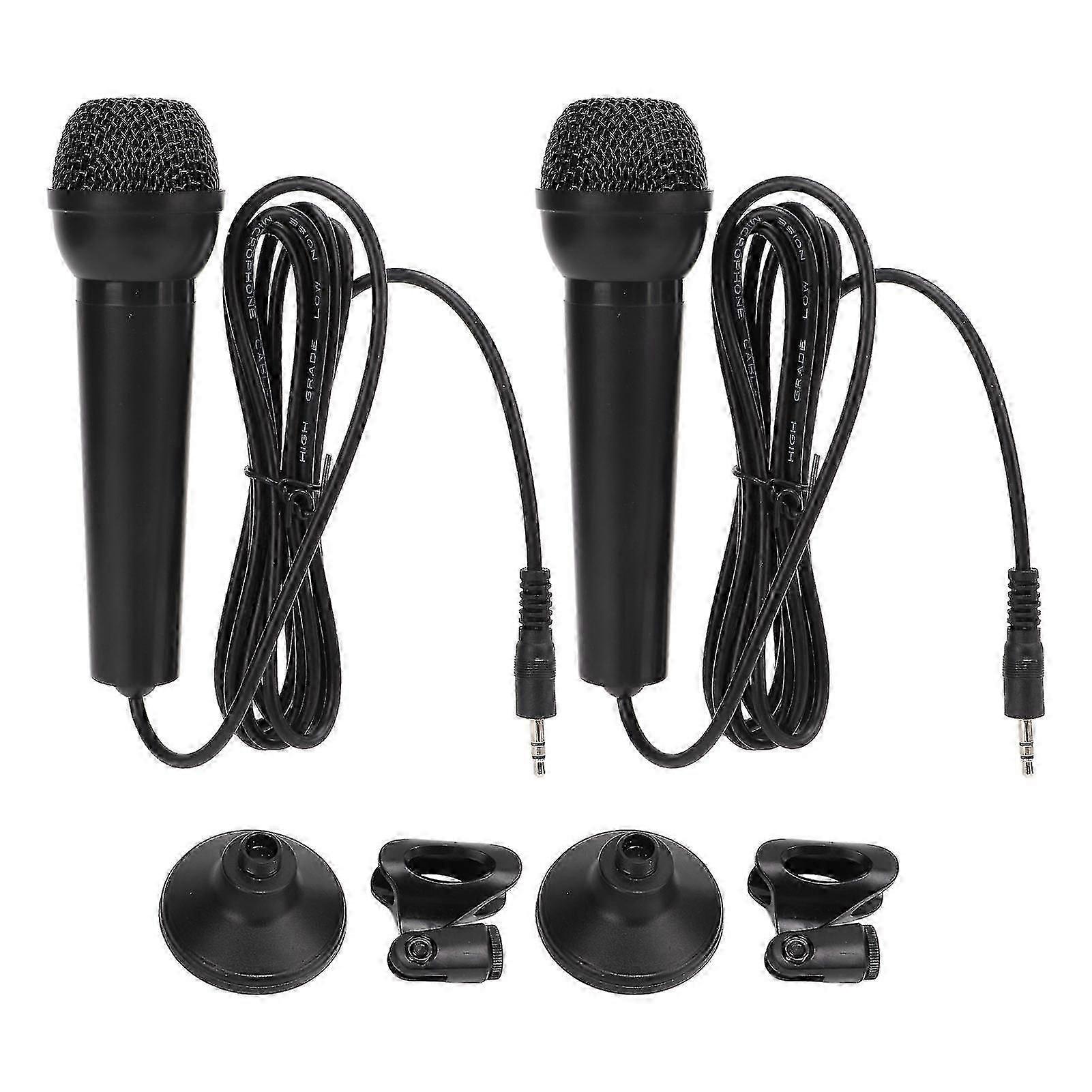 2024 Computer Microphone 3.5mm Wired Plug and Play Anti Interference Wide Compatibility PC Microphone