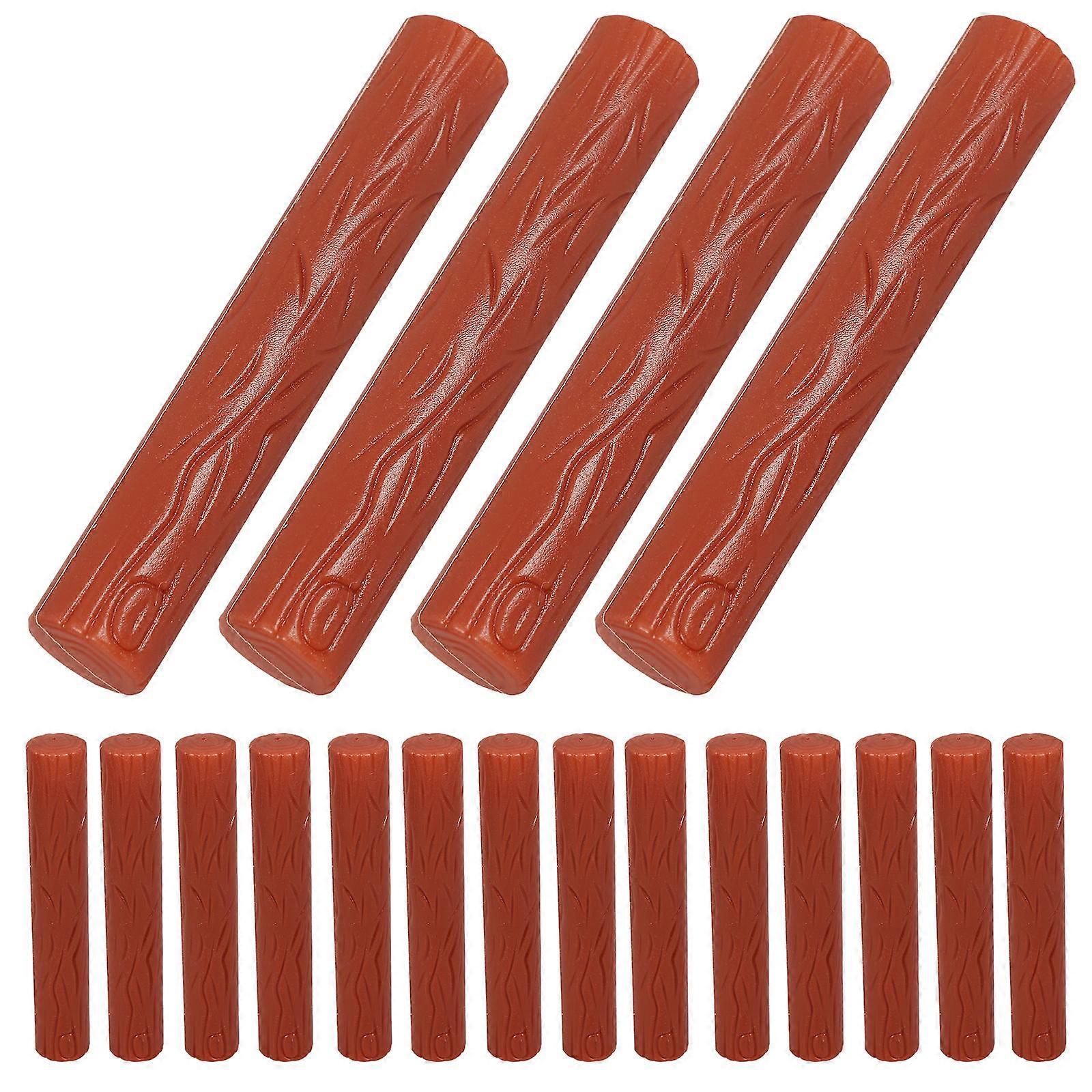 Falso Legno In Miniatura Finto Strisce di Legno Realistico Miglioramento Progetti Artigianali 20Set