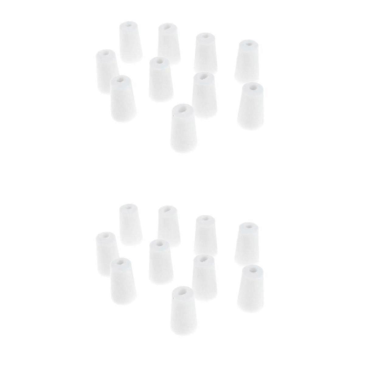 10Pcs 8-12mm + 10x 17-22mm Lab Test Tube Plug Stopper for 10mm 20mm Flask