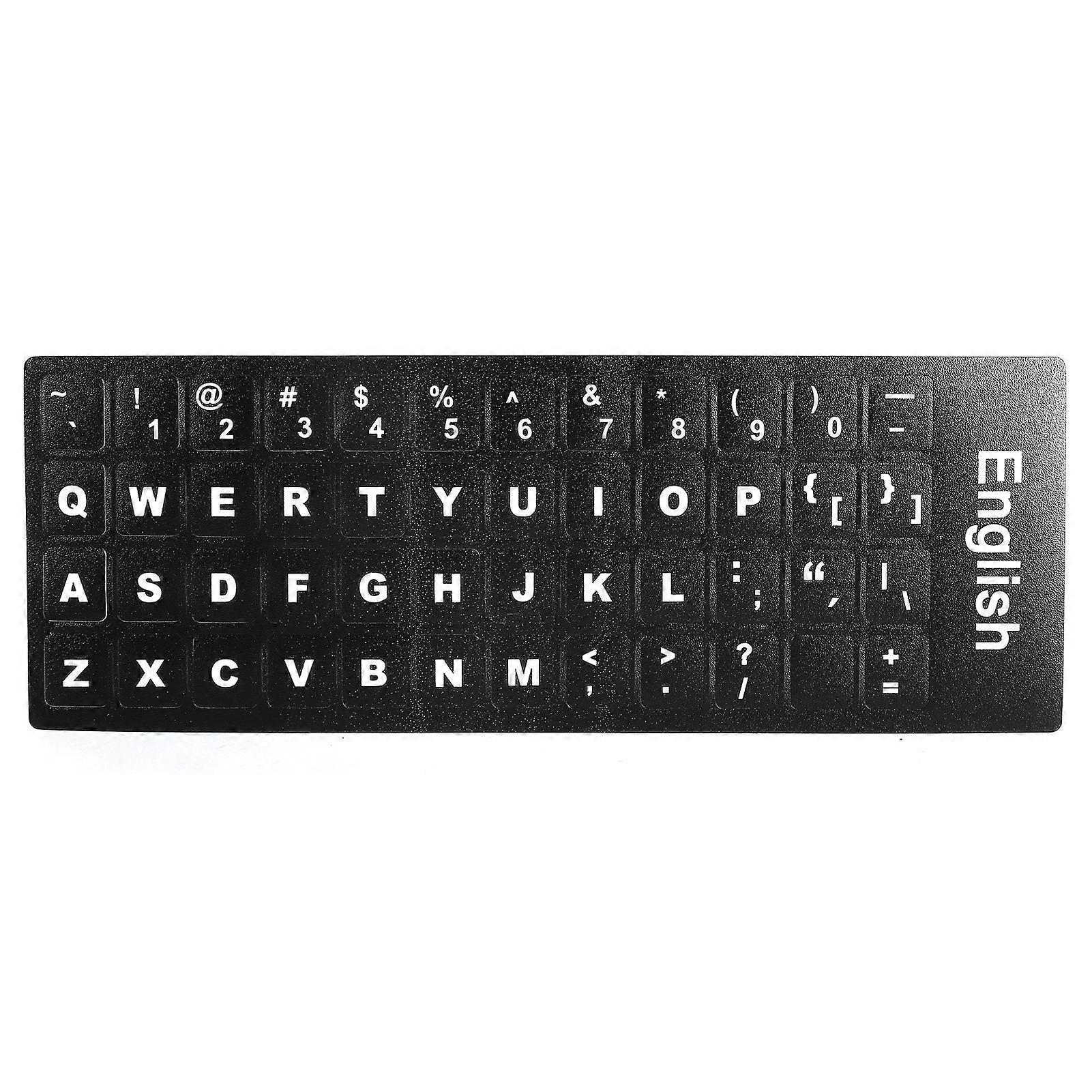 Autocollant de remplacement pour clavier anglais, accessoire pour ordinateur de bureau et portable