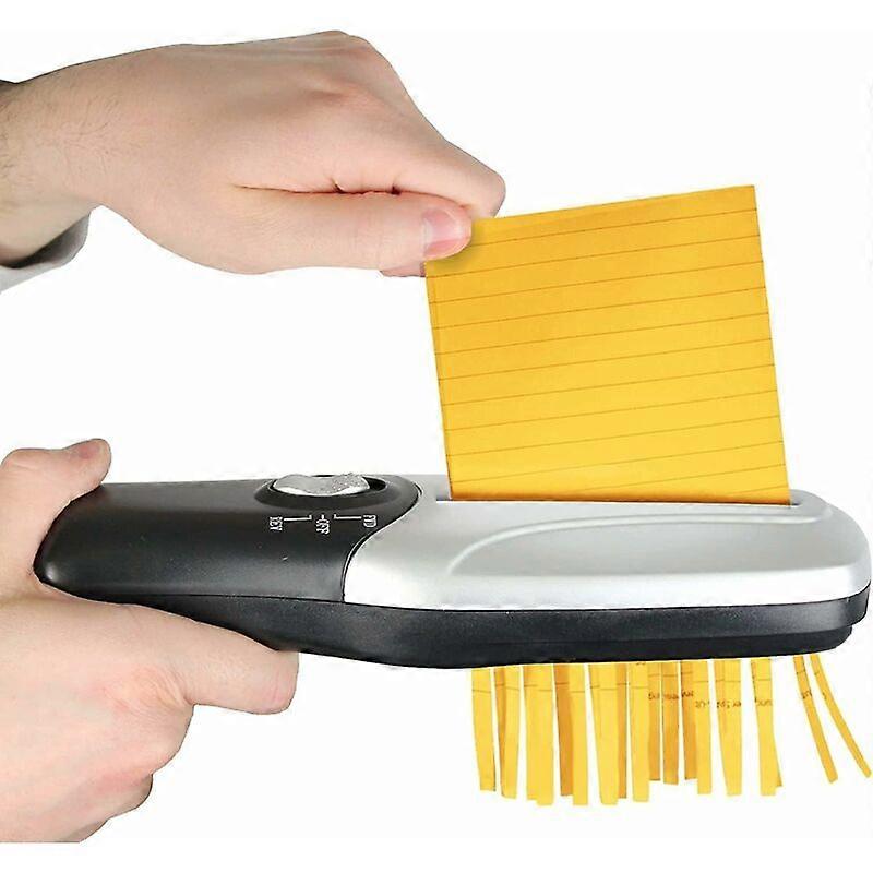 Electric Shredder - Portable / Compact - Paper Shredder - Fast Cutting - Power Supply: Battery / USB
