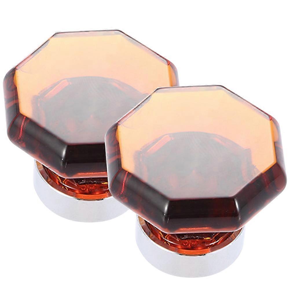 Artificial Crystal Knob Style for DIY Enthusiasts 2Pcs