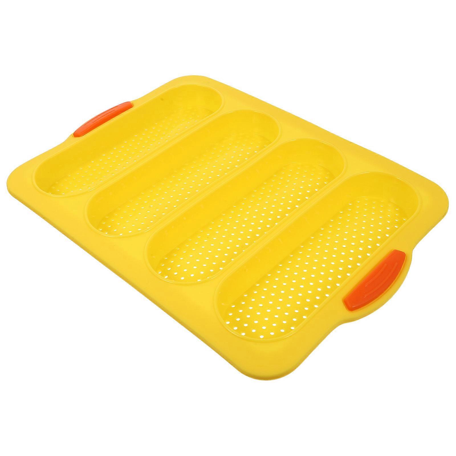 Silicone Baking Pans Nonstick Baking Tool Uniform Heating Cold Resistant Party 1Pc