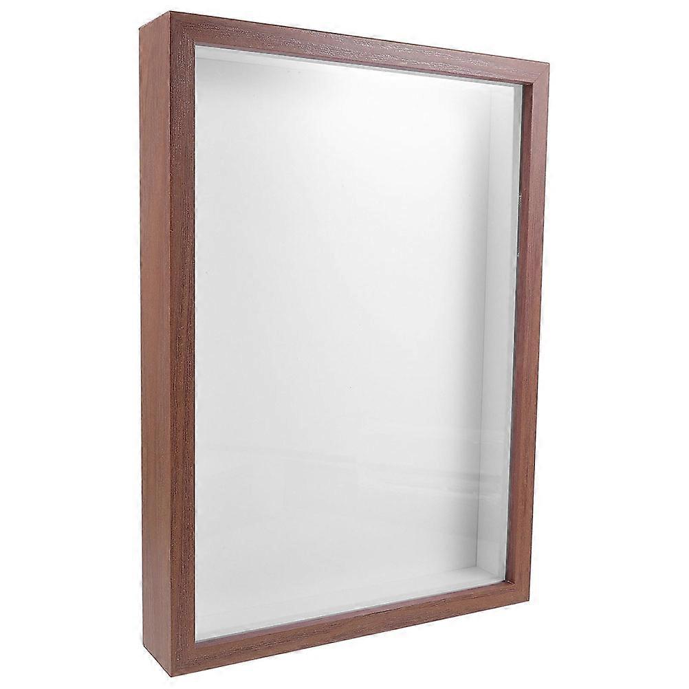 Real Flower Specimens Photo Frame Office Walnut Wood Simple Photos 1Pcs