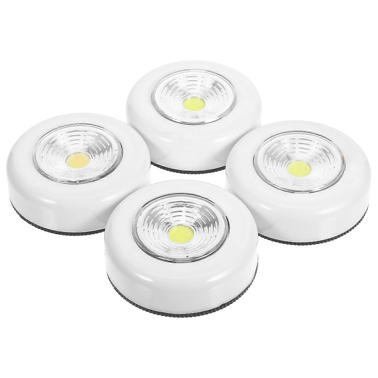 Illumination Led Push Light For Kitchen Cabinets Without Battery 4Set