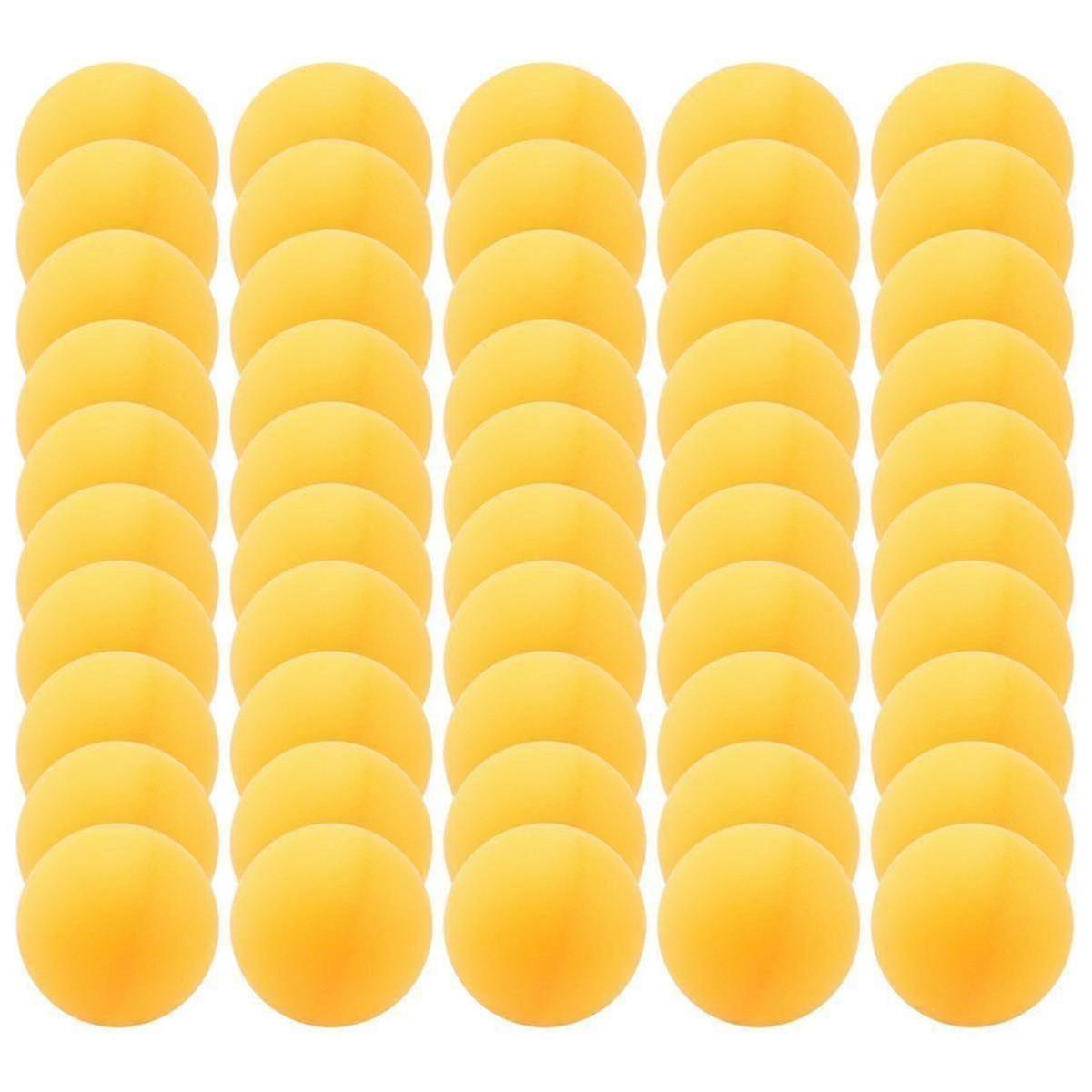 50 个 40 毫米 乒乓球训练球,乒乓球,Yelow/White 随机