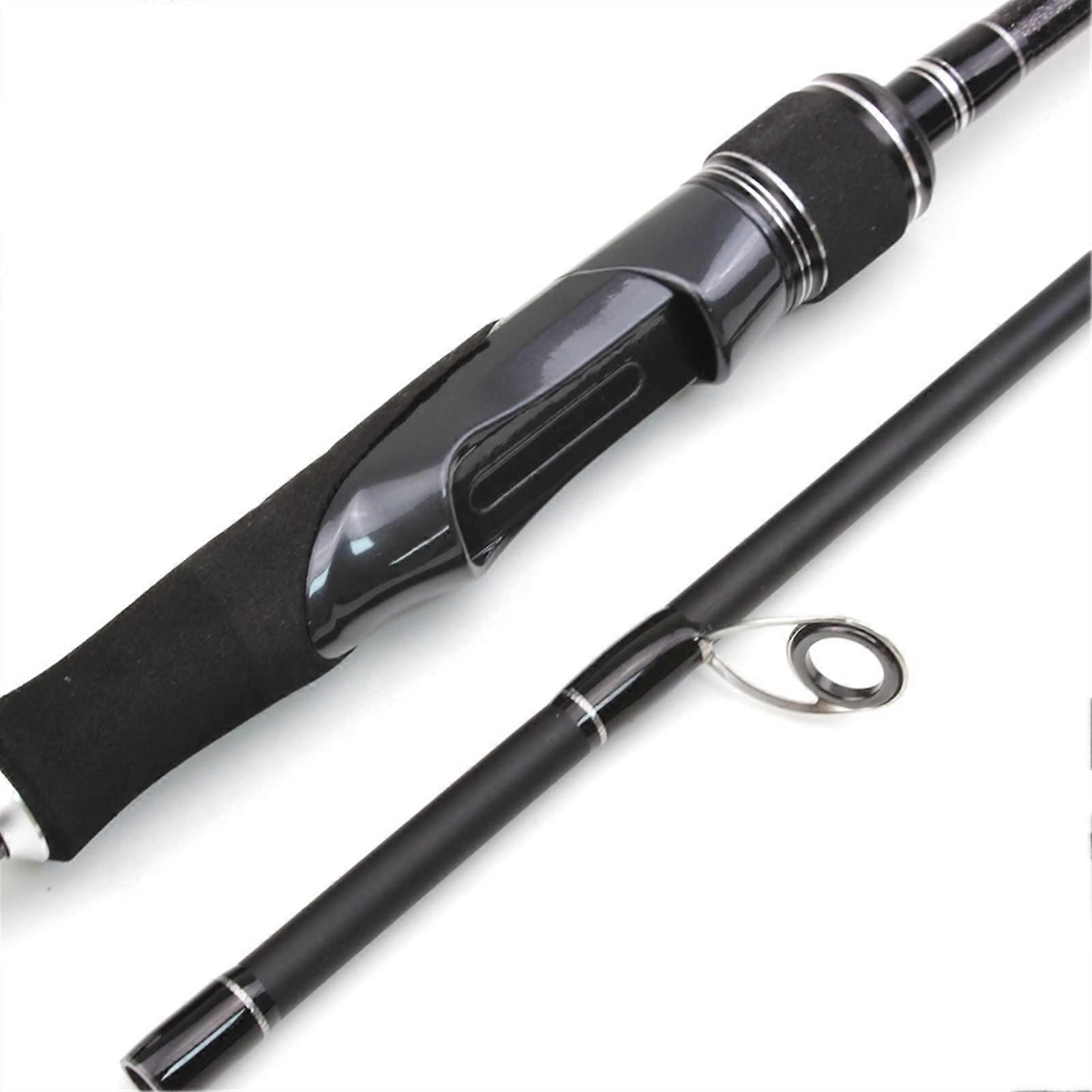 Teleskop-Angelruten 1.8m Kohlefaser Spinnrute H / MH 7-35g Weiß 2-teilige Forellenstange Fishing Rod