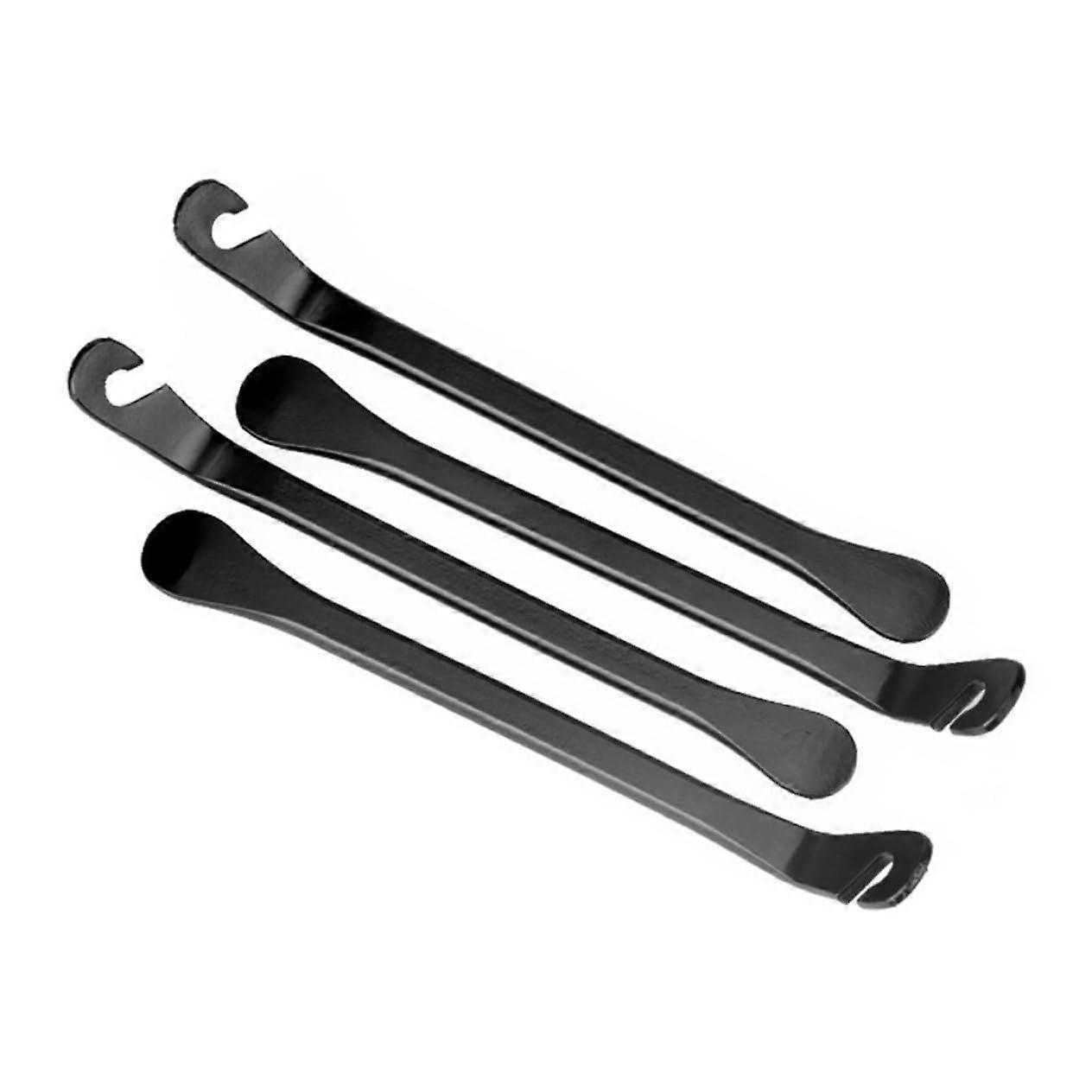 Bicycle Tyre Levers Set Of 4 Portable Metal Levers For Bicycles And Motorcycles End Design For Easy Tyre Removal