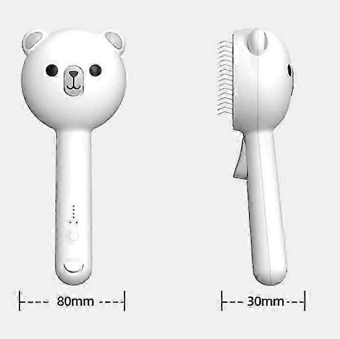 Cat Steam Brush, Brushes for Indoor Cats with Release Button, Dual Speed Spray USB Rechargeable Grooming Supplies, Cat Brush for Shedding Suitable for