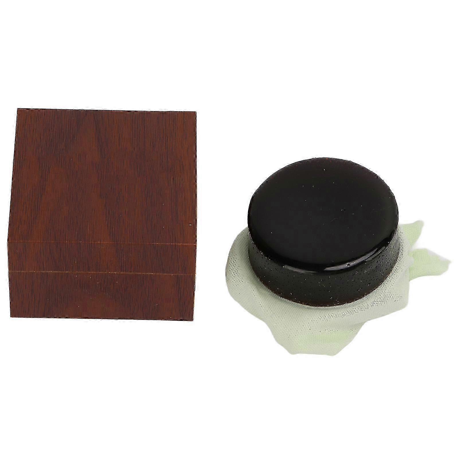 2024 Dark Low Dust Composite Wood Rosin with Storage Case for Cello and Erhu