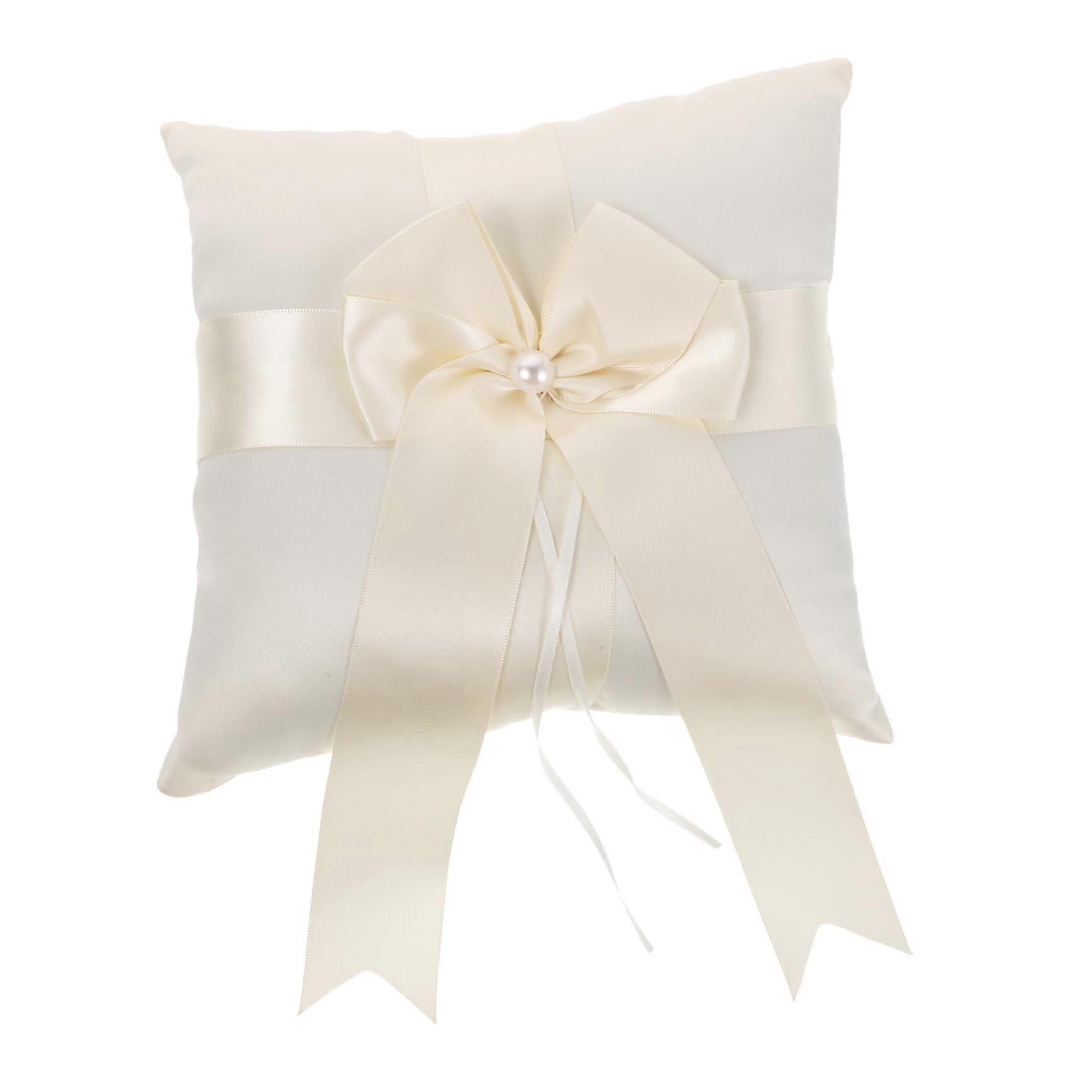 Ring pillow for ring bearers  
Fabric White