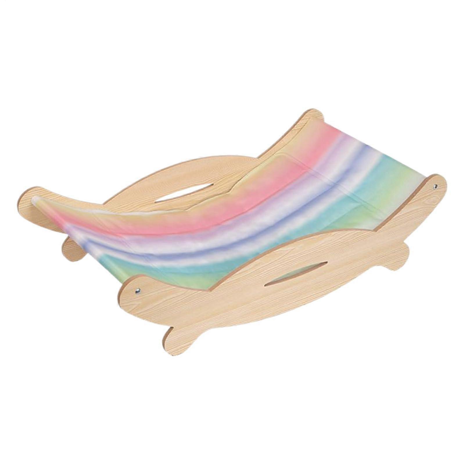 Cooling elevated cat bed, wooden kitten hammock, scratchresistant puppy sofa, for indoor and outdoor use, 49 x 31.5 x 15 cm.